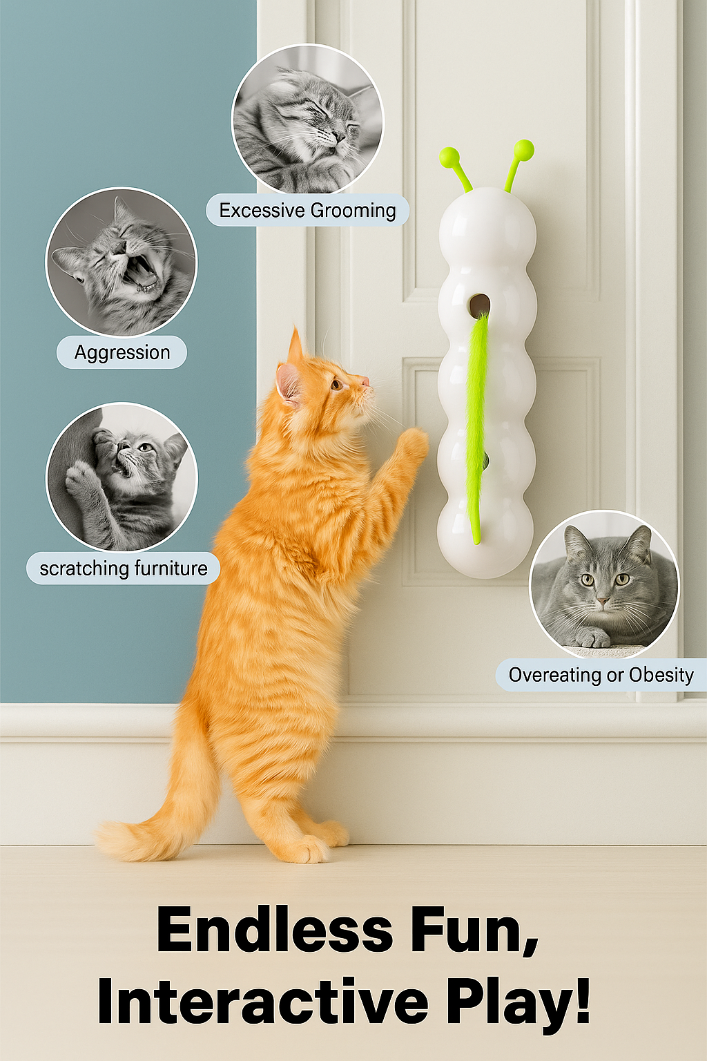 Cat-a-Pillar® – Smart Interactive Cat Toy