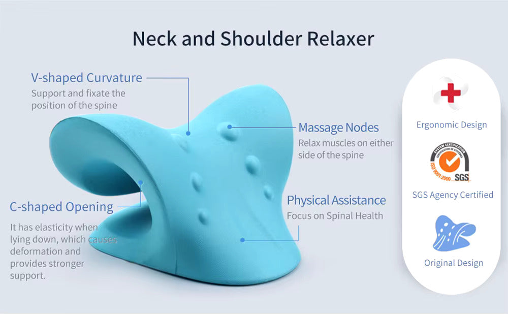 NeckRelief™ - Ergonomic Neck Stretcher