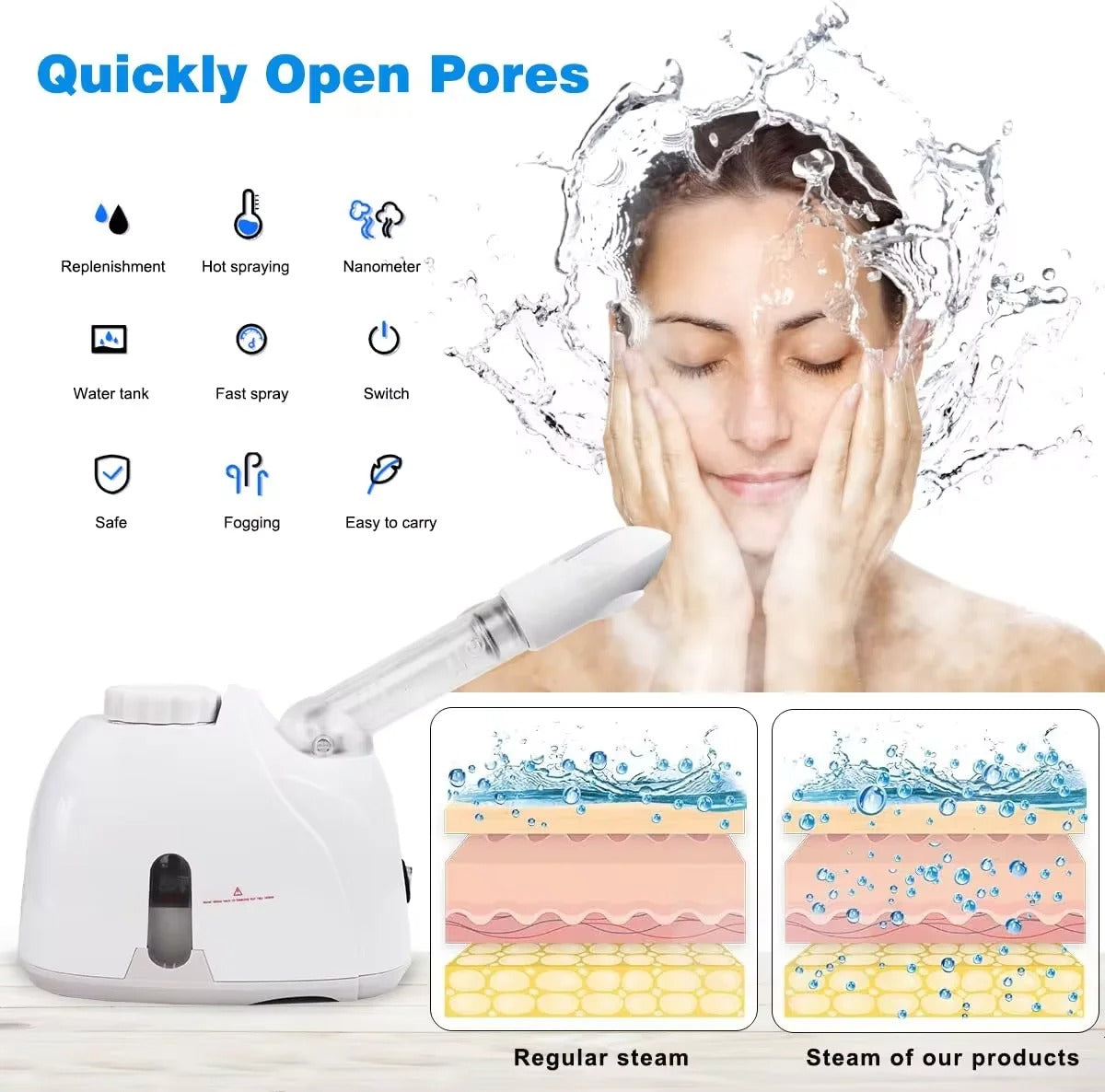 DreamyDew - Hydrating Facial Steamer